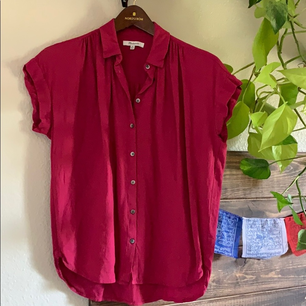 Madewell Central Drapey shirt, viscose
